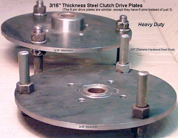 3/16" Thickness Clutch Drive Plate by Brian Miller