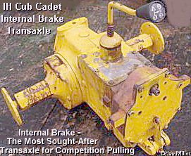 The IH Cub Cadet Transaxle (internal brake model)